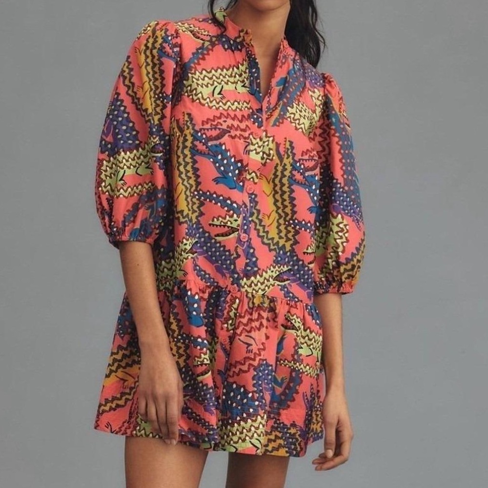 Farm Rio x Anthropologie Gator Swing Dress